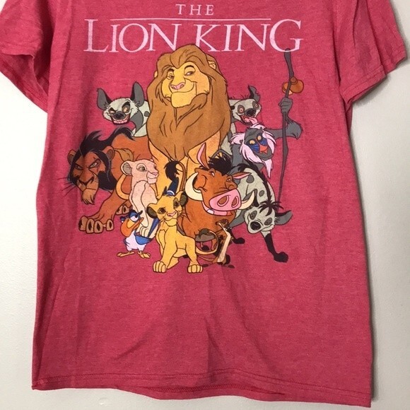 Disney lion king graphic T-shirt size medium - Picture 3 of 9